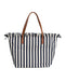 Borsa Saint Barth City Bag Mid Fringe HB Stripes CBMF001 01768L