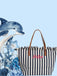 Borsa Saint Barth City Bag Mid Fringe HB Stripes CBMF001 01768L