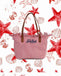 Borsa Saint Barth City Bag Mid Fringe Micro Stipes Rosse CBMF001 01771L