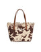 Borsa Saint Barth City Bag Mid Fringe Canvas Cow West CBMF001 01750L