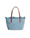 Borsa Saint Barth City Bag Mid Fringe Denim Light CBMF001 01759L
