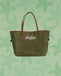 Borsa Saint Barth City Bag Big In Nylon Colore Verde CB0002 00219L