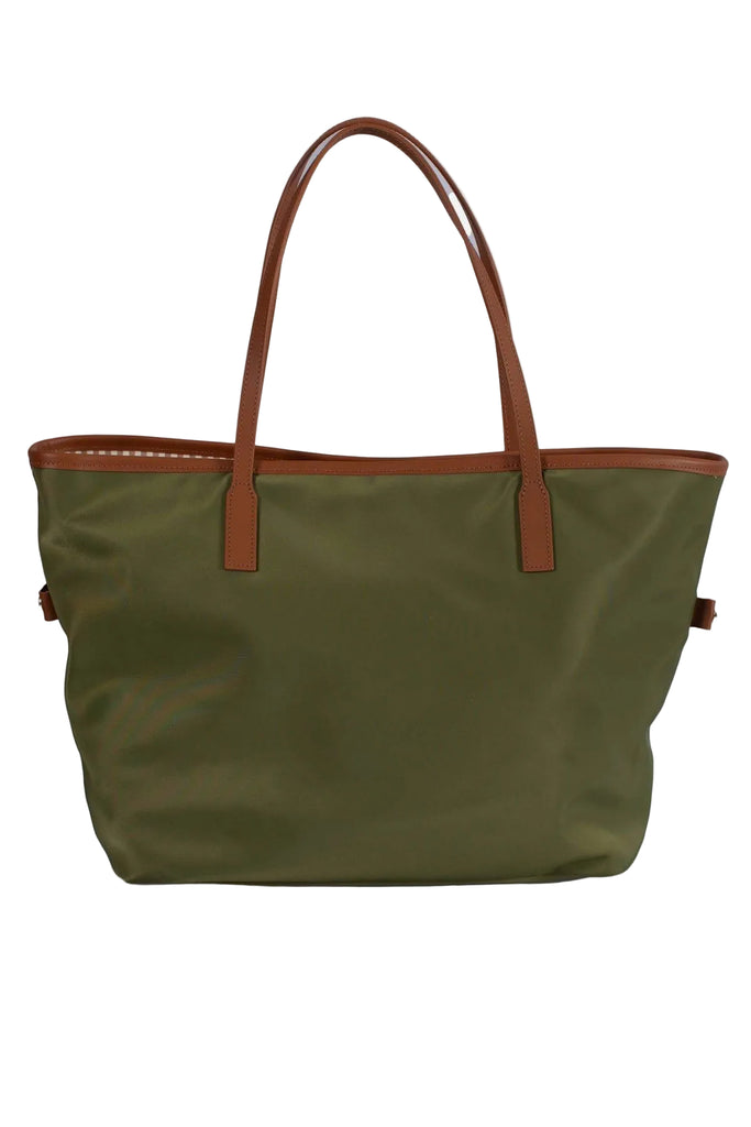 Borsa Saint Barth City Bag Big In Nylon Colore Verde CB0002 00219L