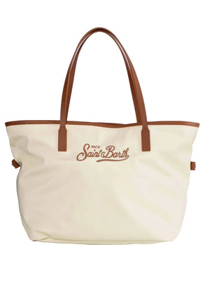 Borsa Saint Barth City Bag Big In Nylon Colore Giallo CB0002 01818L