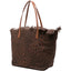 Borsa Saint Barth City Bag Big Con Fringe In Canvas Leopardato CBF0001 00588L