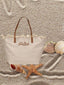 Borsa Saint Barth City Bag Big In Canvas Con Fringe CBF0001 00302L