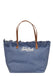 Borsa Saint Barth City Bag Big In Denim Con Fringe CBF0001 00436L