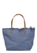 Borsa Saint Barth City Bag Big In Denim Con Fringe CBF0001 00436L