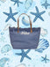 Borsa Saint Barth City Bag Big In Denim Con Fringe CBF0001 00436L