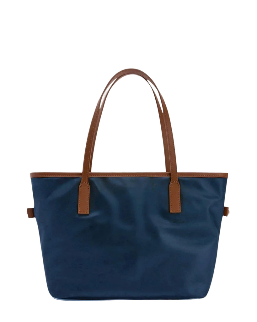 Borsa Saint Barth City Bag Big In Nylon Blu CB0002 01823L