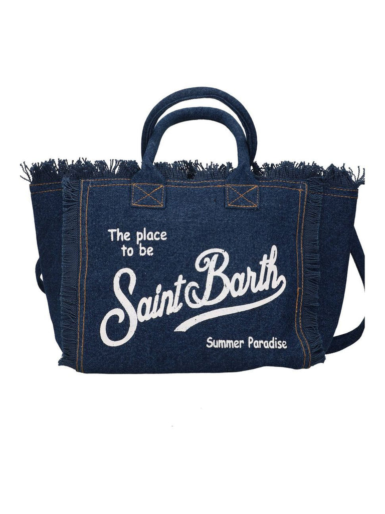Borsa Saint Barth Colette In Denim Dark COL0001 00431L