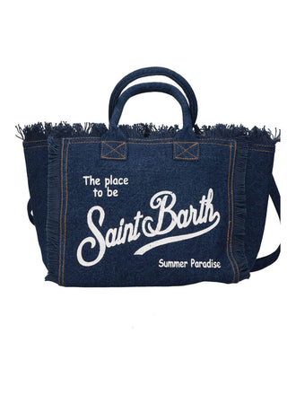Borsa Saint Barth Colette In Denim Dark COL0001 00431L