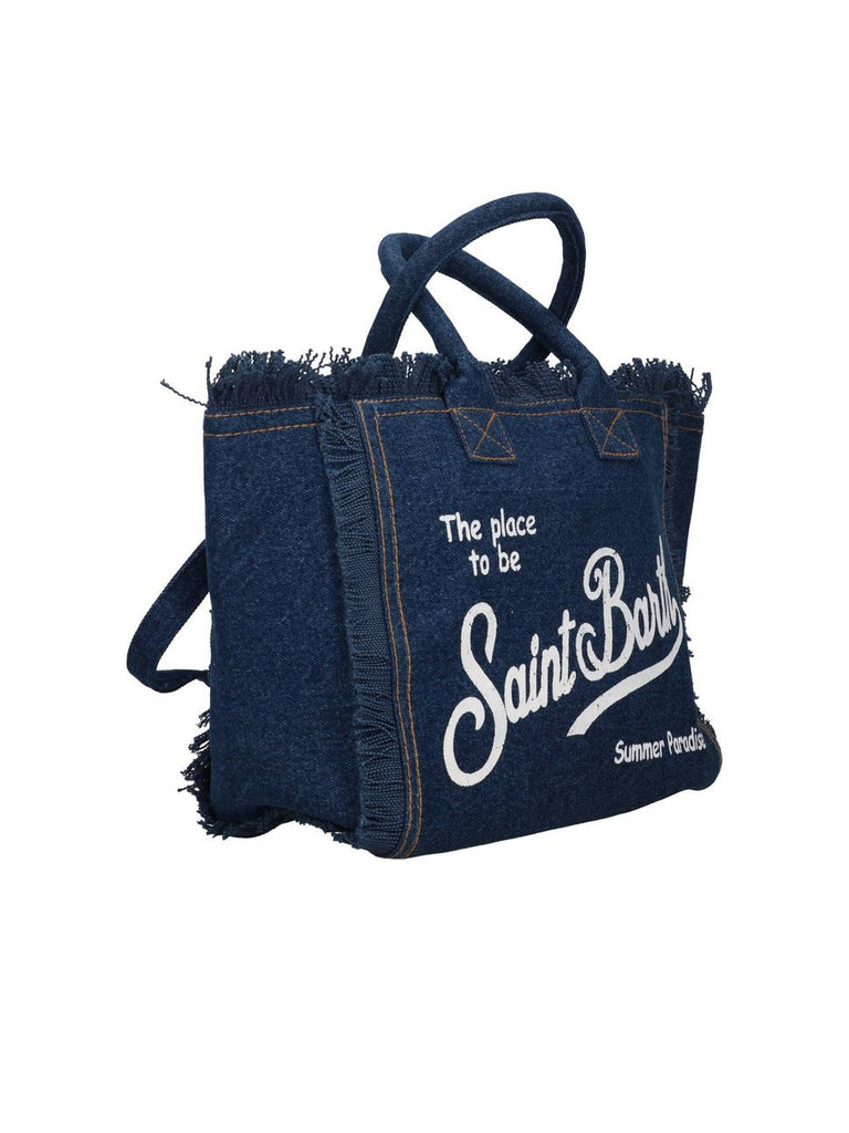 Borsa Saint Barth Colette In Denim Dark COL0001 00431L