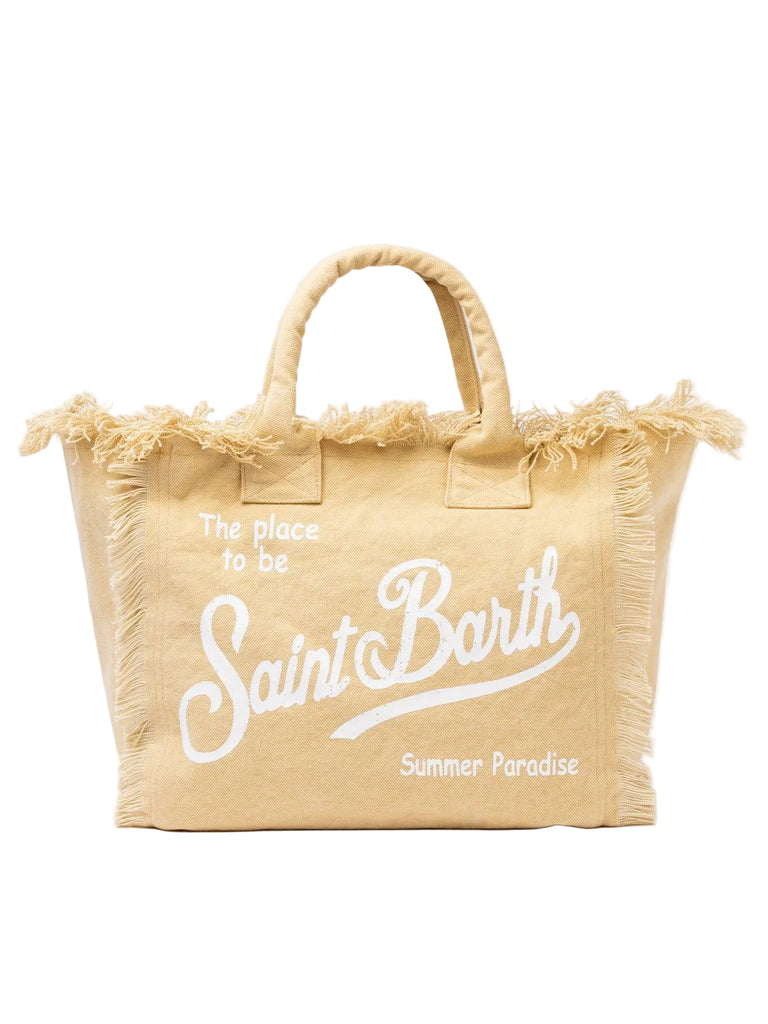 Borsa Saint Barth Vanity In Cavas Beige VANI001 00102L