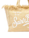 Borsa Saint Barth Vanity In Cavas Beige VANI001 00102L