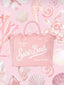 Borsa Saint Barth Vanity In Canvas Rosa VANI001 00135L