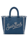 Borsa Saint Barth Vanity Indigo Con Logo In Strass VANI001 07486L