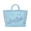 Borsa Saint Barth Vanity Azzurra Con Logo In Strass VANI001 0404L