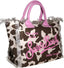 Borsa Mare Saint Barth Vanity Cow Skin Muccata Con Logo Rosa VANI001 00327L
