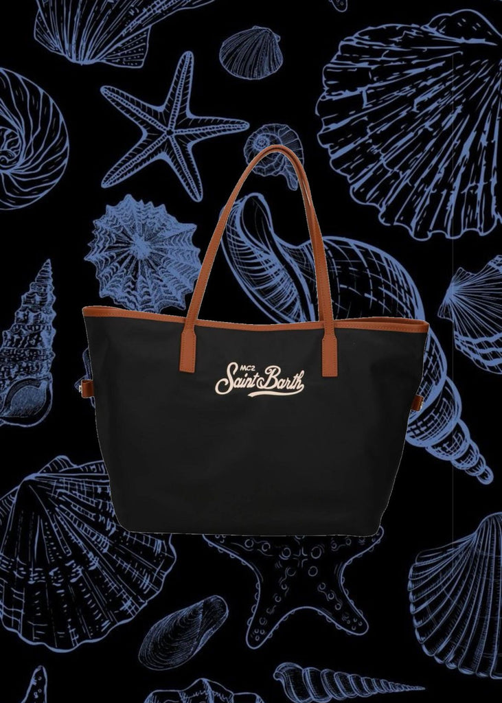 Borsa Saint Barth Big In Nylon Nera CB0002 00288L