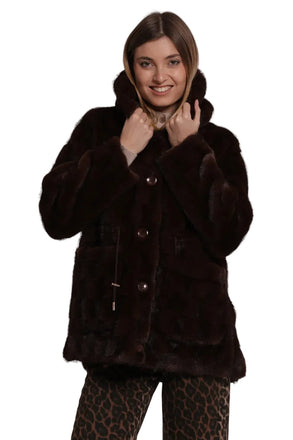 CAPPOTTO MIMI MUA' ECOPELLICCIA CON COULISSE YQAP 6670