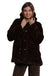 CAPPOTTO MIMI MUA' EFFETTO PELLICCIA CON COULISSE