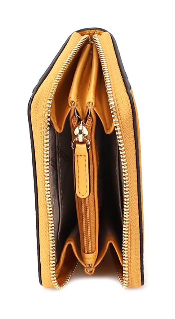 Portafogli Michael Kors Jet Set Small ZA Coin Card Case Leather 32T4SJ6Z5L