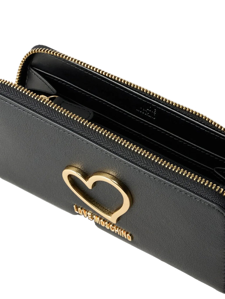Portafoglio Love Moschino JC5505  cuore gold