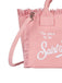 Borsa Saint Barth Vanity Mini In Canvas Rosa VAMI001 00135L