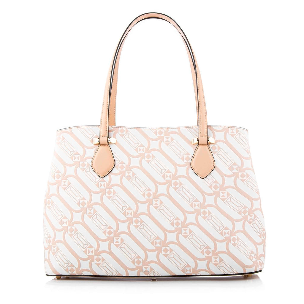 Borsa Cromia A Spalla In Pelle Rosa 1405625