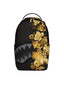 ZAINO SPRAYGROUND 8683 GOLD FLORAL REMIX DLXSV BACKPACK