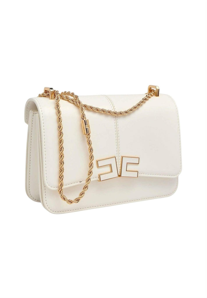 Borsa Elisabetta Franchi  BS91A61E2 a tracolla con dettaglio logo
