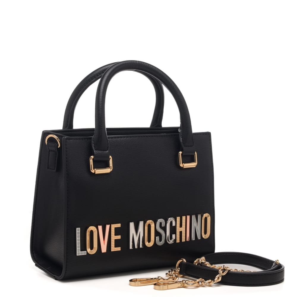 Borsa Love Moschino JC4303 Mini Shopper Logo Lettering multicolor