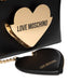 Borsa Love Moschino JC4128 a spalla nera tasca cuore portamonete