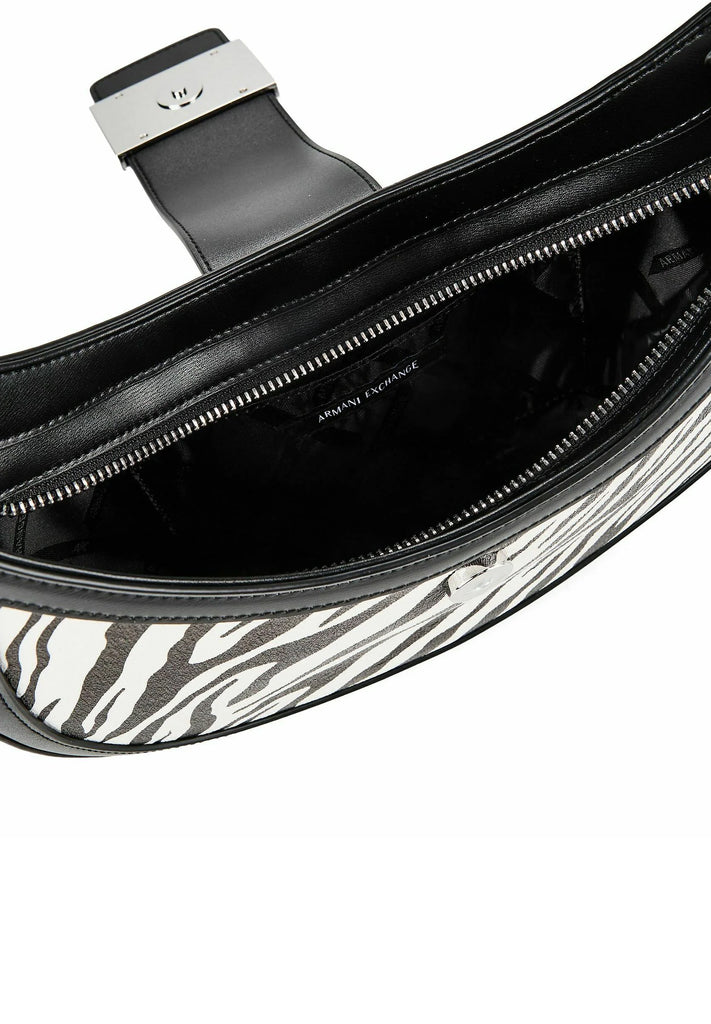 Borsa Armani Exchange XW002565 AF26571 Jodie zebra hobo