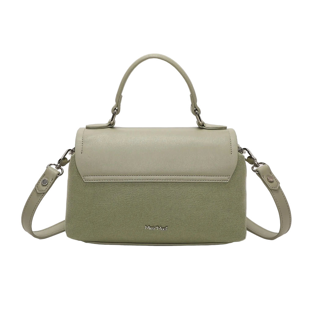 Borsa Mimì Muà Bauletto Con Patta E Canvas H201405