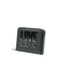 Portafoglio Love Moschino JC5732  zip around logo silver sfumato nero