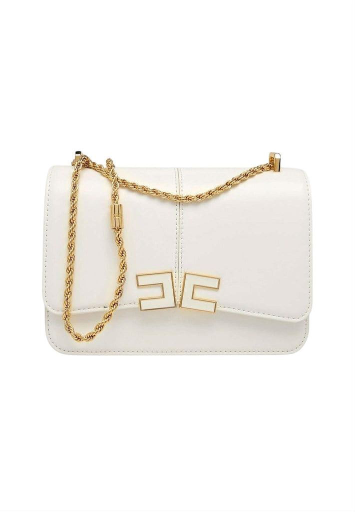 Borsa Elisabetta Franchi  BS91A61E2 a tracolla con dettaglio logo
