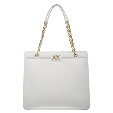 Borsa Armani Exchange Art949116 Tote Shopping Bag a spalla Bianca