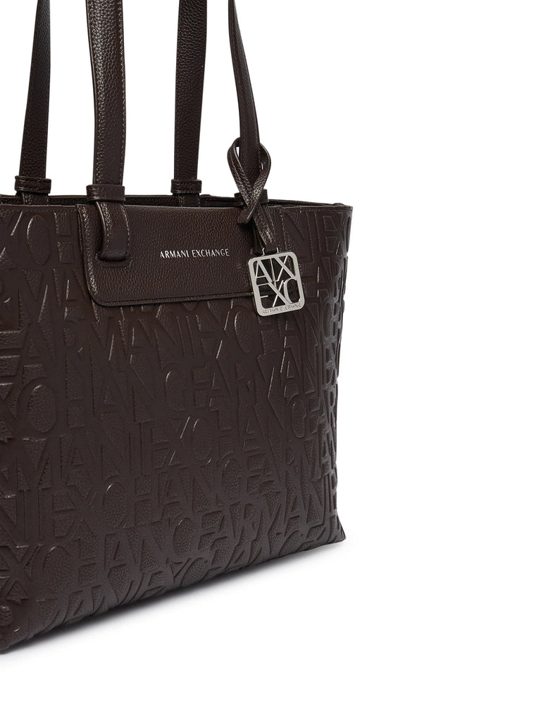 Borsa Armani Exchange XW001481 AF15774 Shopper All Over opaca
