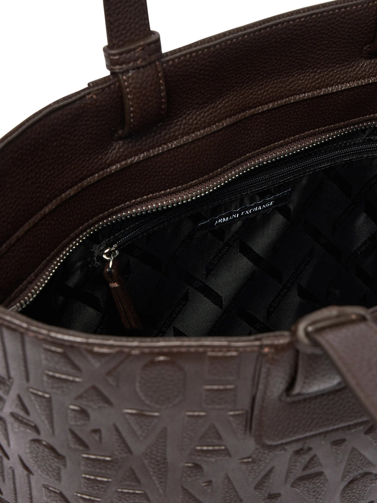Borsa Armani Exchange XW001481 AF15774 Shopper All Over opaca