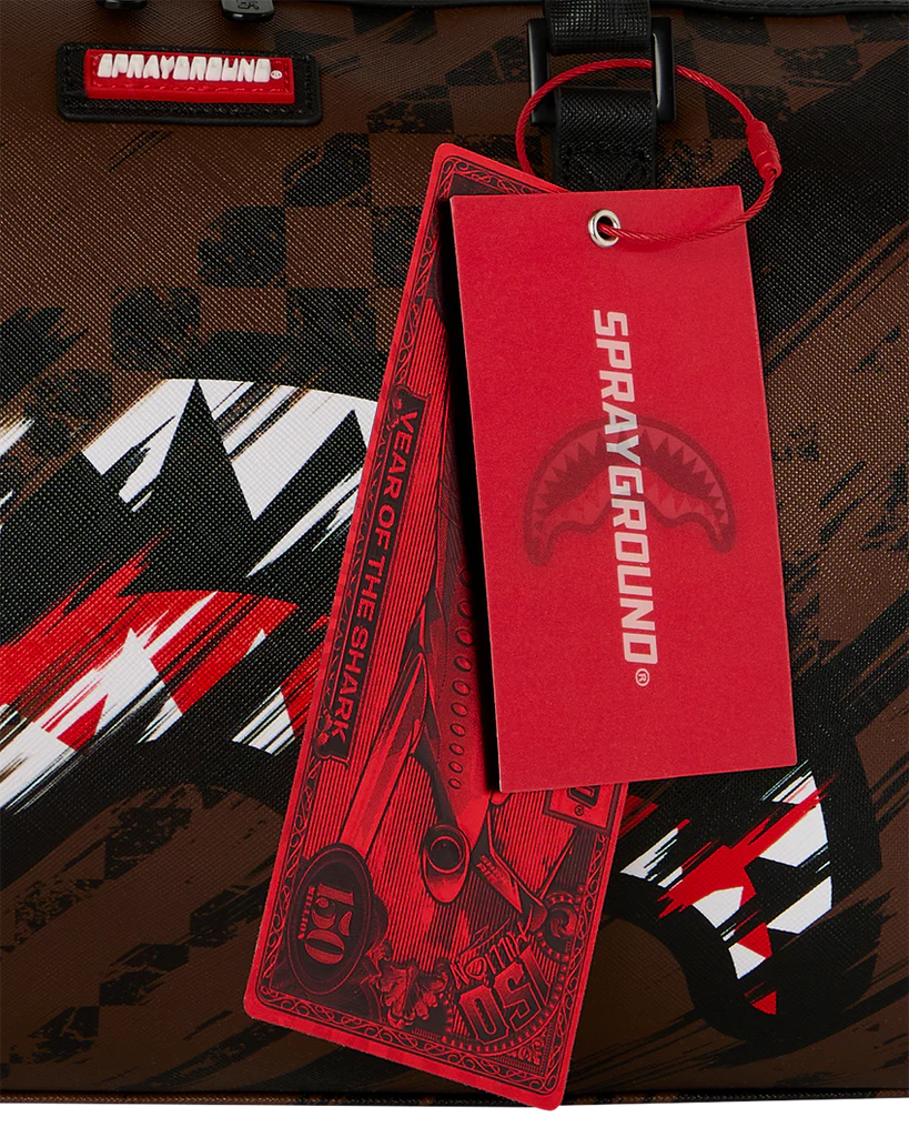 BAULETTO SPRAYGROUND 8966 SMEARED GRUNGE MINI DUFFLE