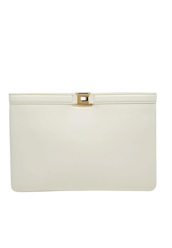 Borsa Elisabetta Franchi BS18A61E2 a mano busta effetto naplak