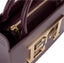 Borsa Elisabetta Franchi BS06A46E2 a mano piccola con logo Rouge Noir