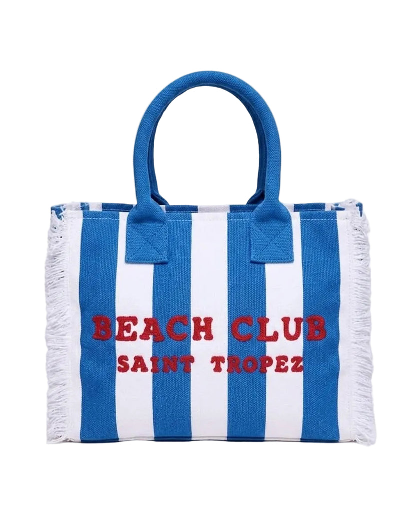 Borsa Marinette Saint Tropez Small In Canvas Beach Club