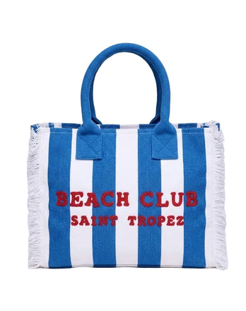 Borsa Marinette Saint Tropez Small In Canvas Beach Club