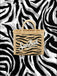 Borsa Saint Barth In Rafia Vanity Mini Straw Zebra VAMI009 02765L