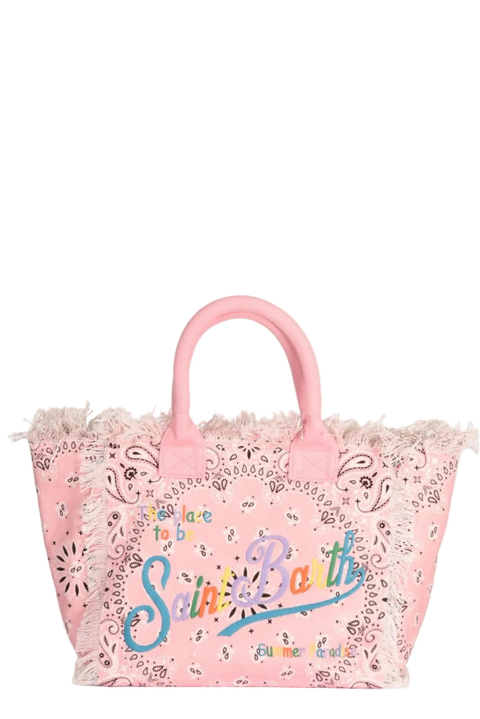Borsa Mare Saint Barth Vanity Bandana Rosa Round MCOL VANI001 02567L