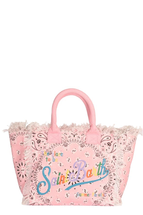 Borsa Mare Saint Barth Vanity Bandana Rosa Round MCOL VANI001 02567L