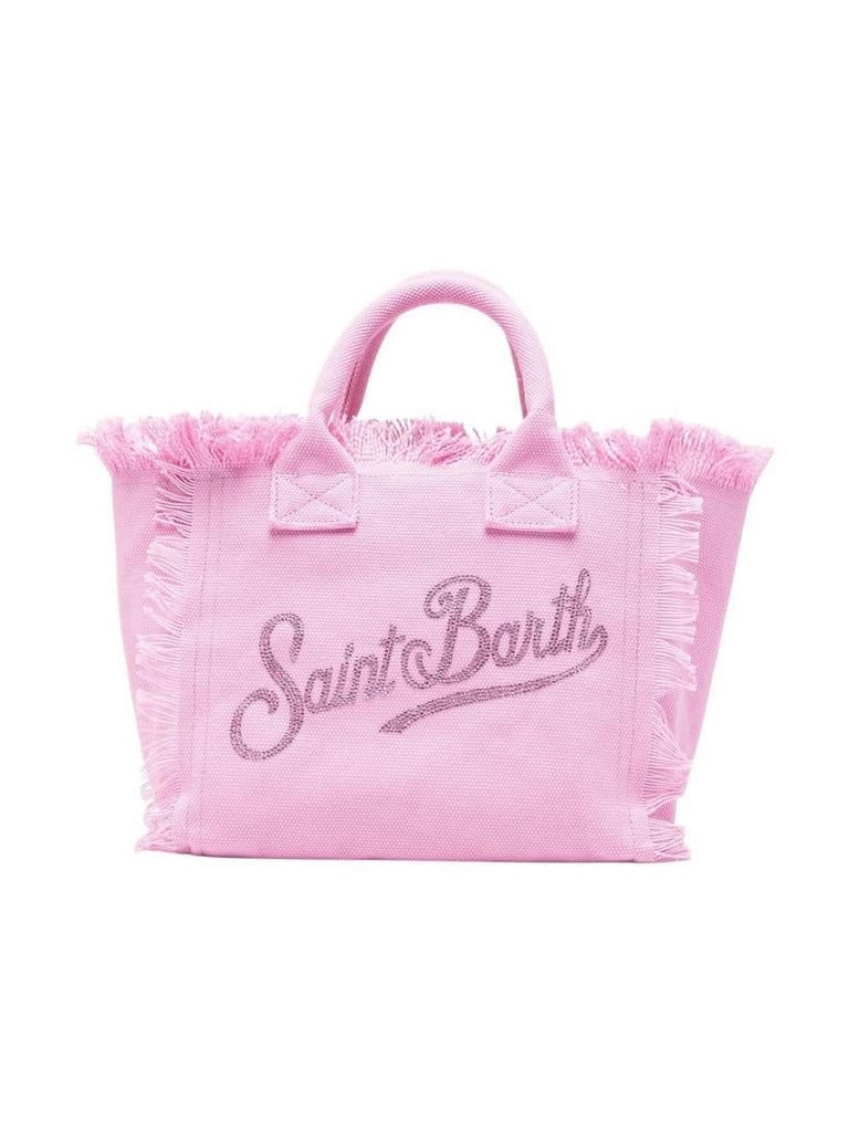 Borsa Saint Barth Colette Rosa Con Logo In Strass COL0001 00403L